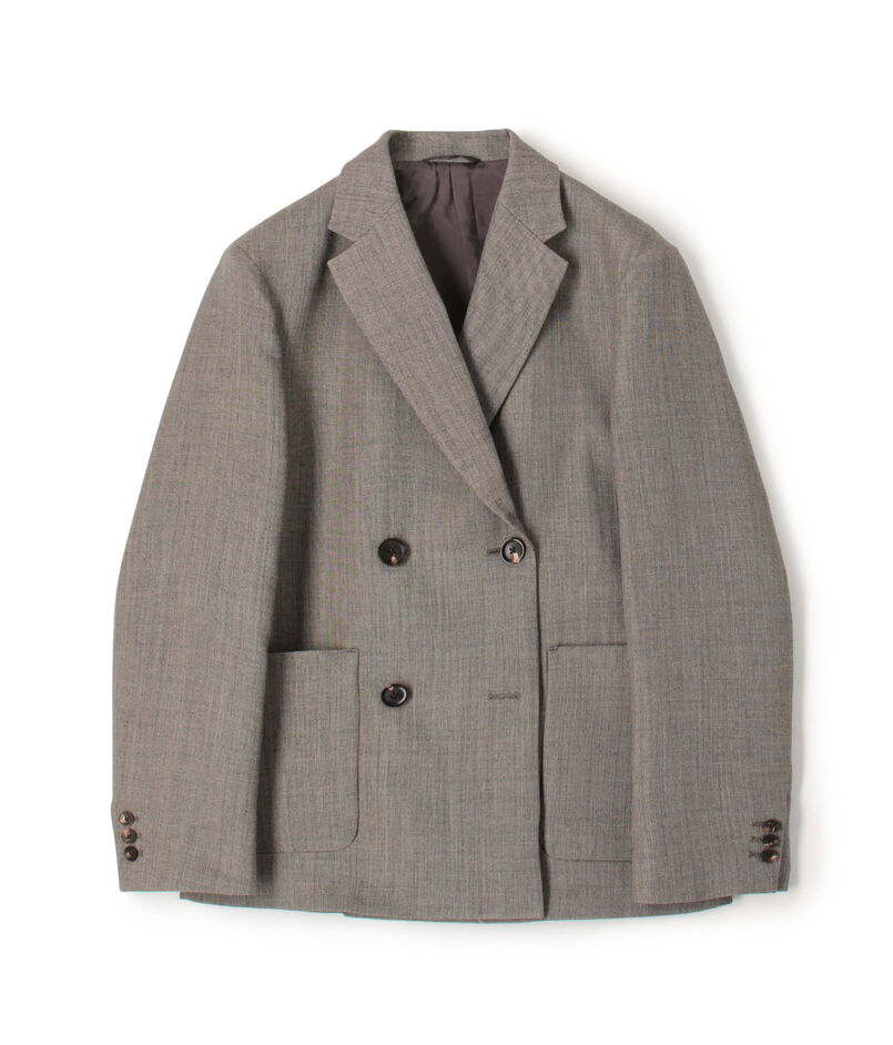 ウールダブルクロス 4ボタンジャケット