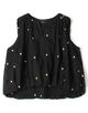 【別注】ne Quittez pas BLACK DOUBLE ORGANZA トップス