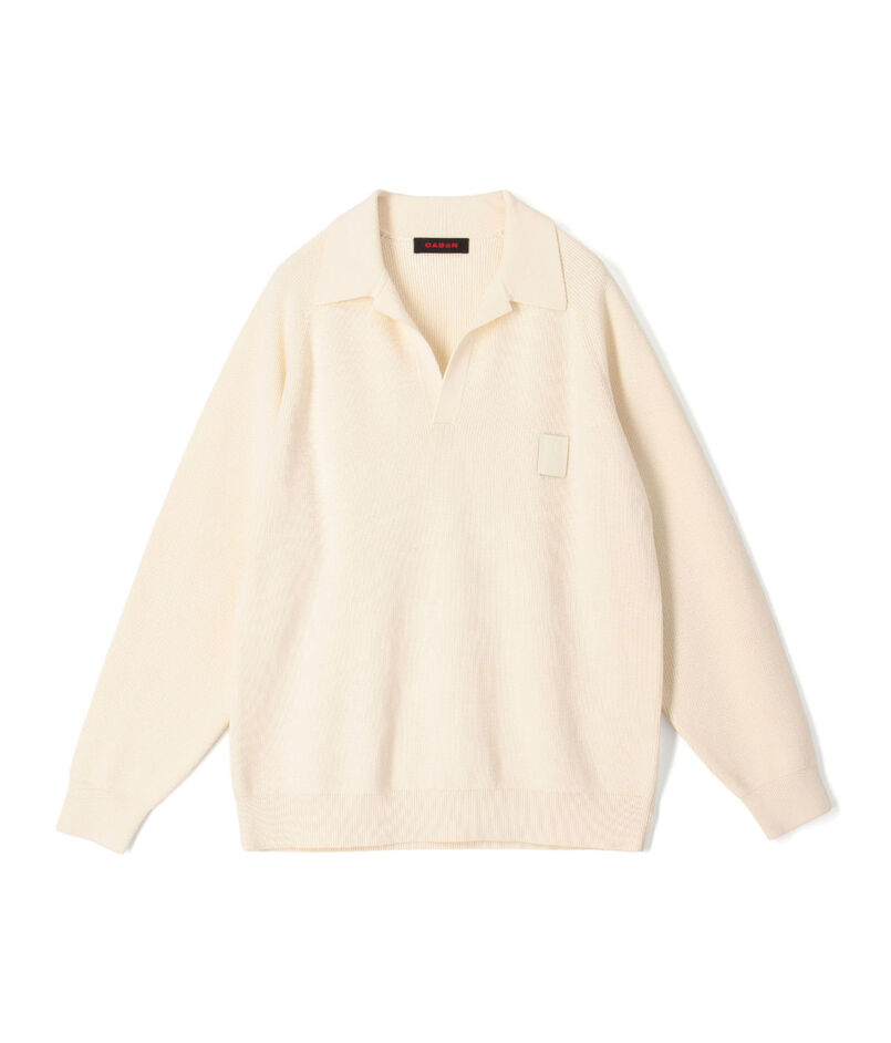 コットンカシミヤ ポロスキッパー