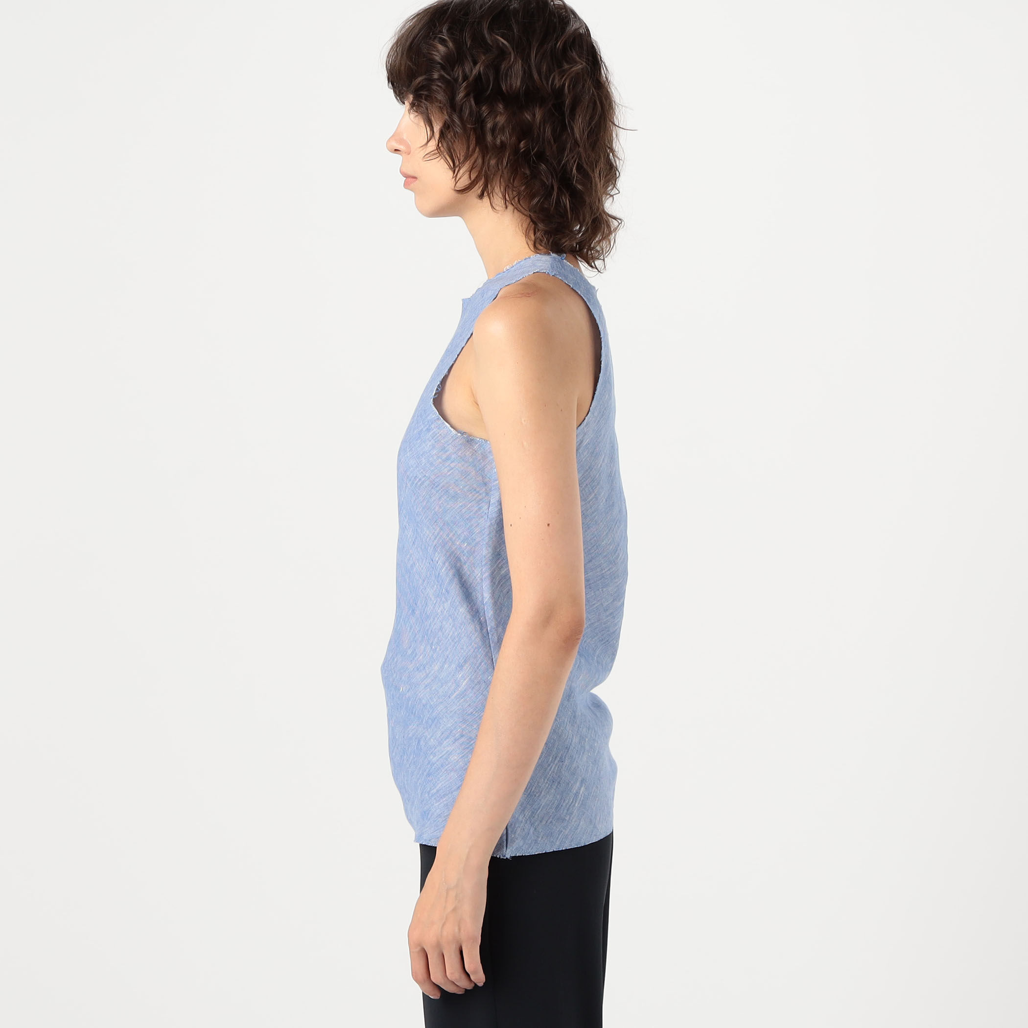 GABRIELA COLL GARMENTS NO.73 BIAS CUT TOP リネン