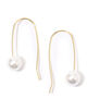 【別注】Kenneth Jay Lane pearl drop wire ピアス