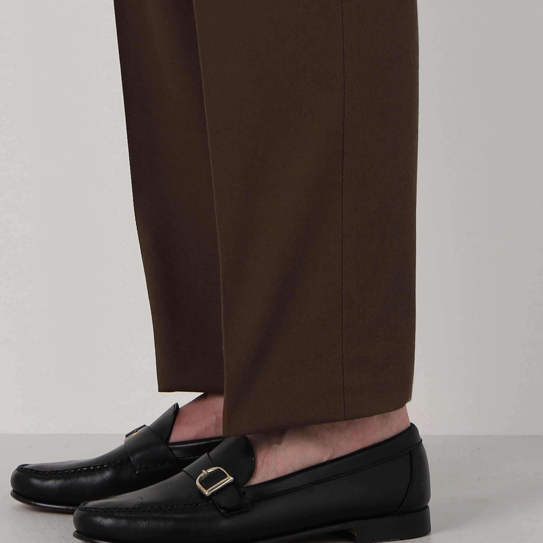 コットンカルゼ バックグルカ ペグトップパンツ SOLBIATI