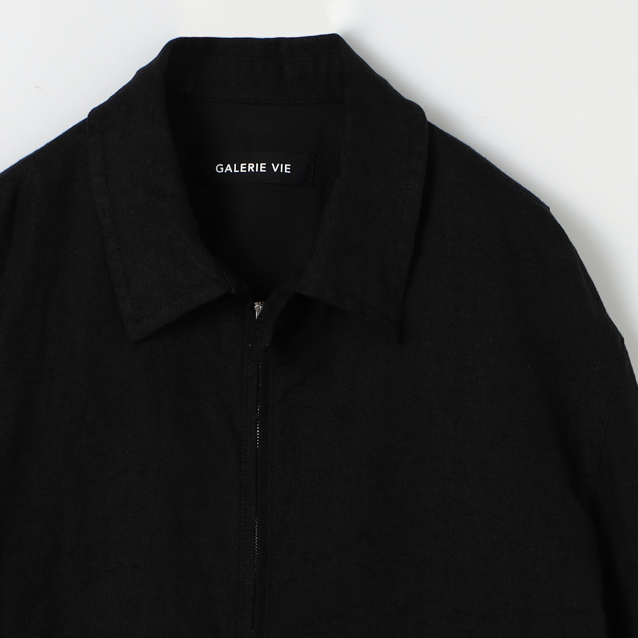 ブラッシュドリネン ジップアップブルゾン｜トゥモローランド 公式通販