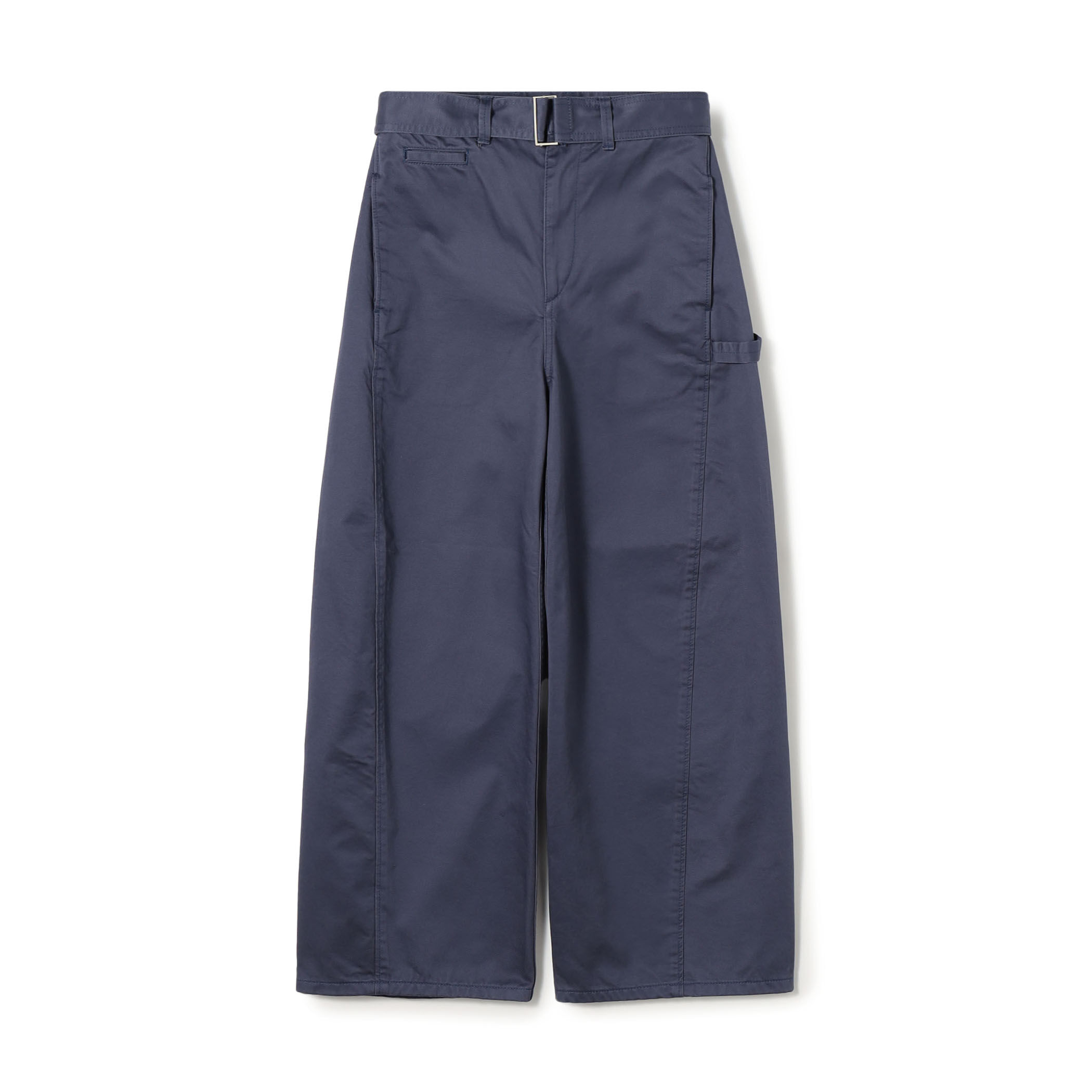 ベルテッドツイル3/4パンツ ベルト付き ドライツイル ベルテッドオーバルパンツ｜トゥモローランド 公式サイト