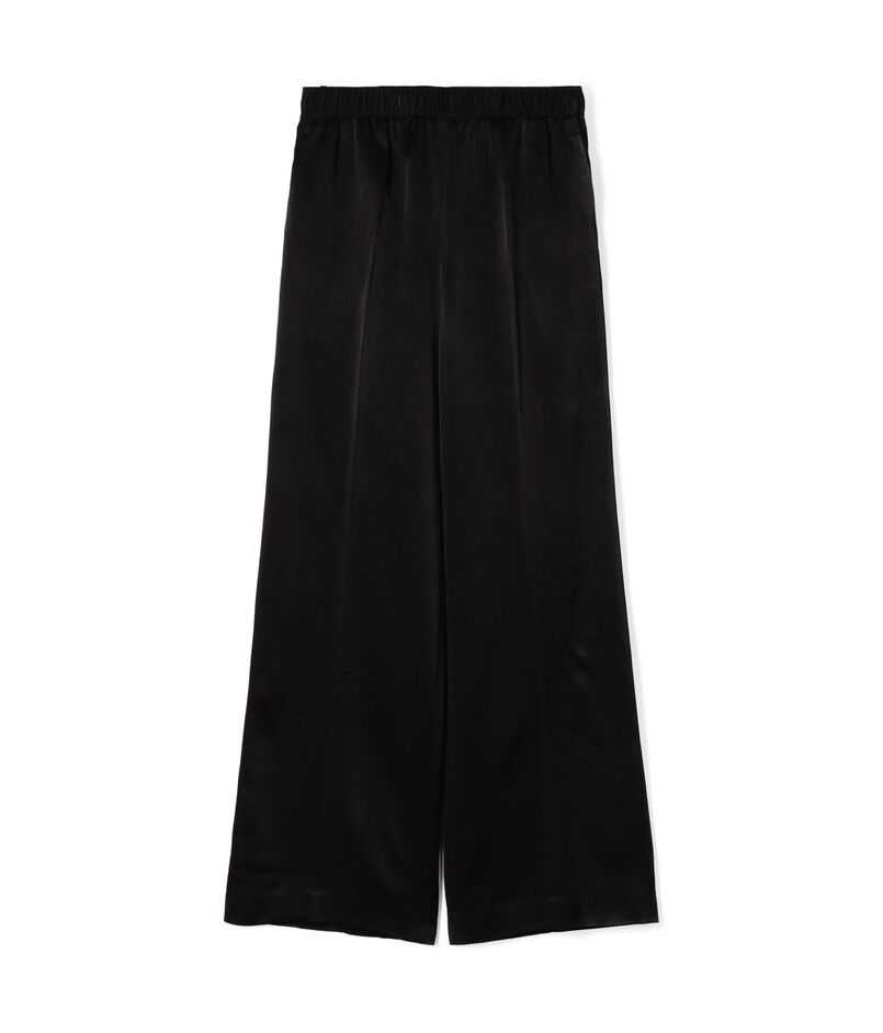 【WEB先行予約】 ソフトサテン エラスティックスリムパンツ