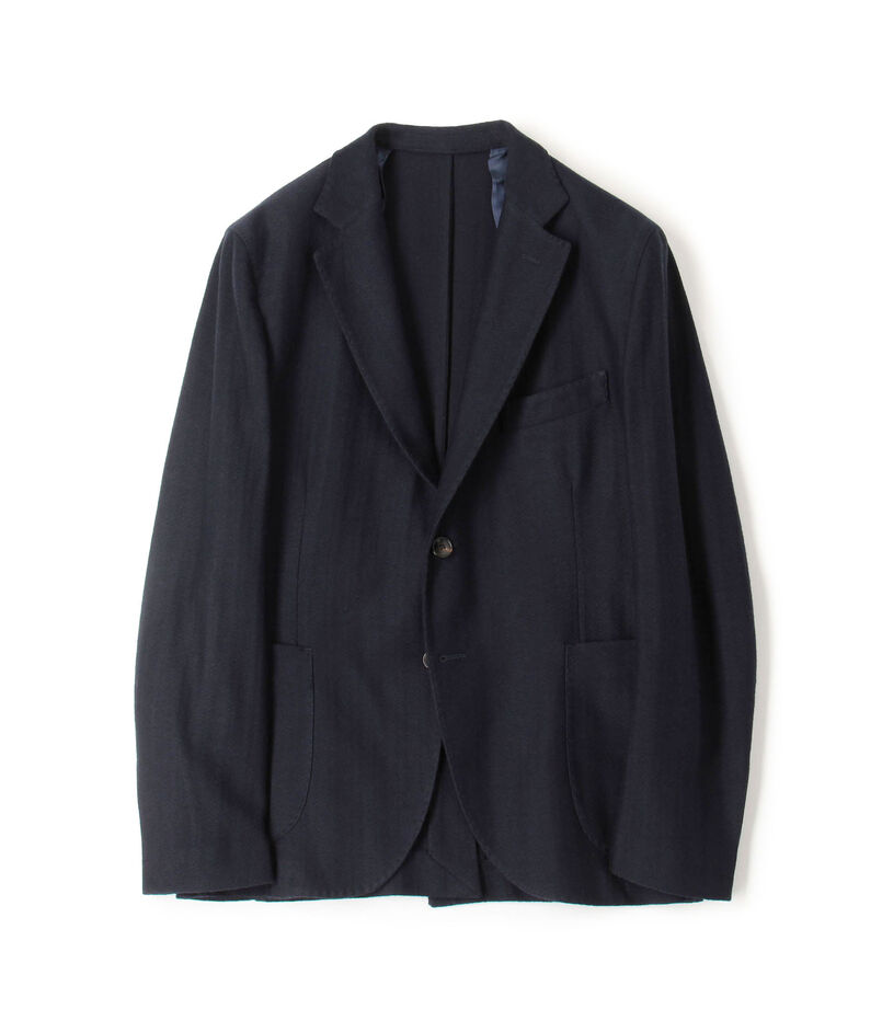【別注】BARBA Dynamic ウールコットン シングルブレステッド2Bジャケット