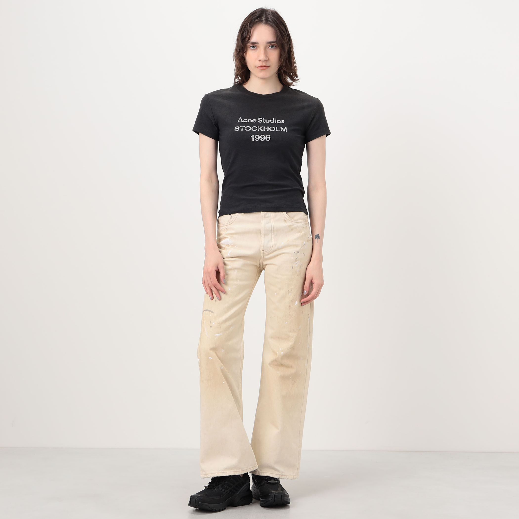 Acne Studios 2021F WHITE Trafalgar ホワイトデニムパンツ