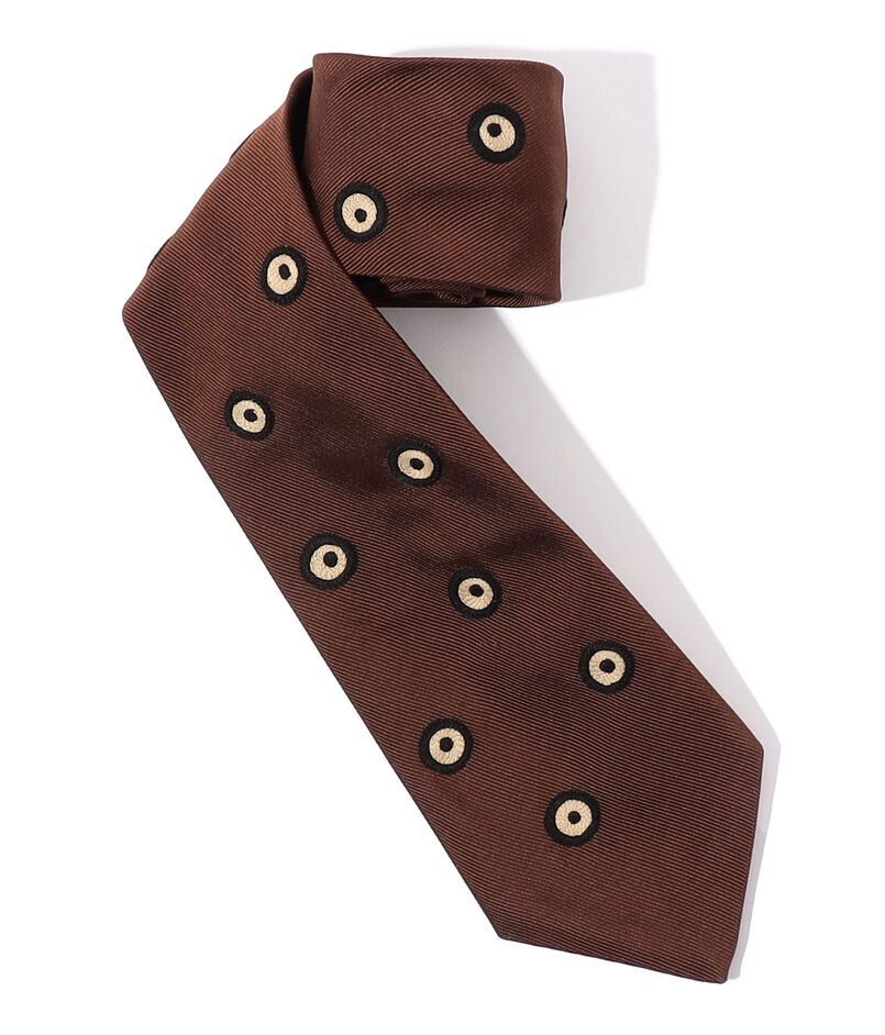 Jupe by Jackie シルク エンブロイダリーネクタイ