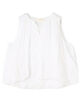 ne Quittez pas COTTON ORGANZA ノースリーブブラウス