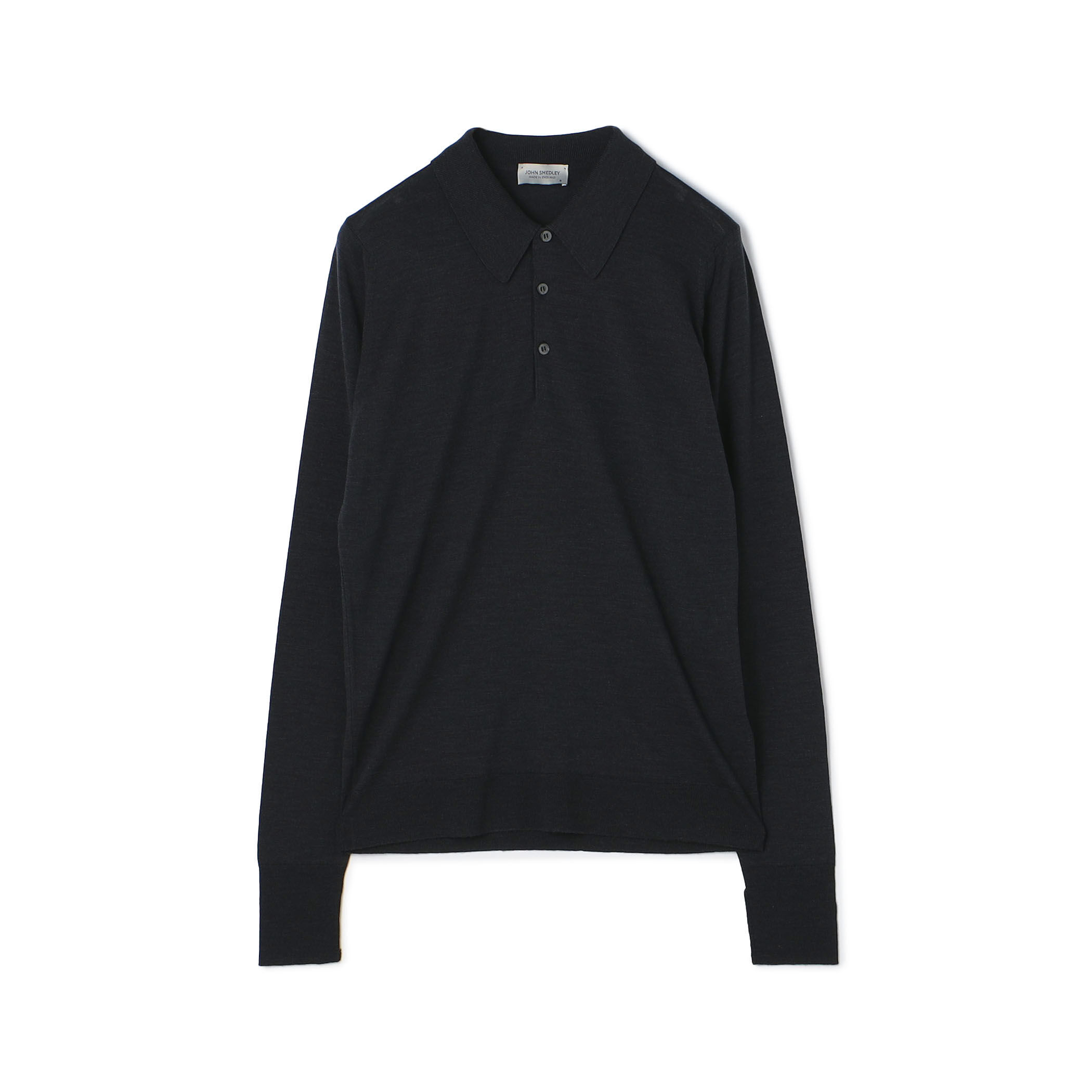 JOHN SMEDLEY 30G EASY FIT ウール ニットポロシャツ DORSET