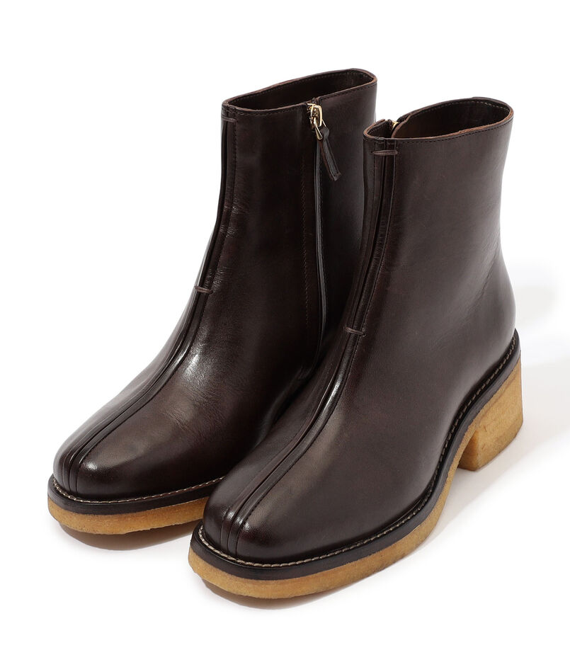 LEMAIRE ANKLE PIPED BOOTS