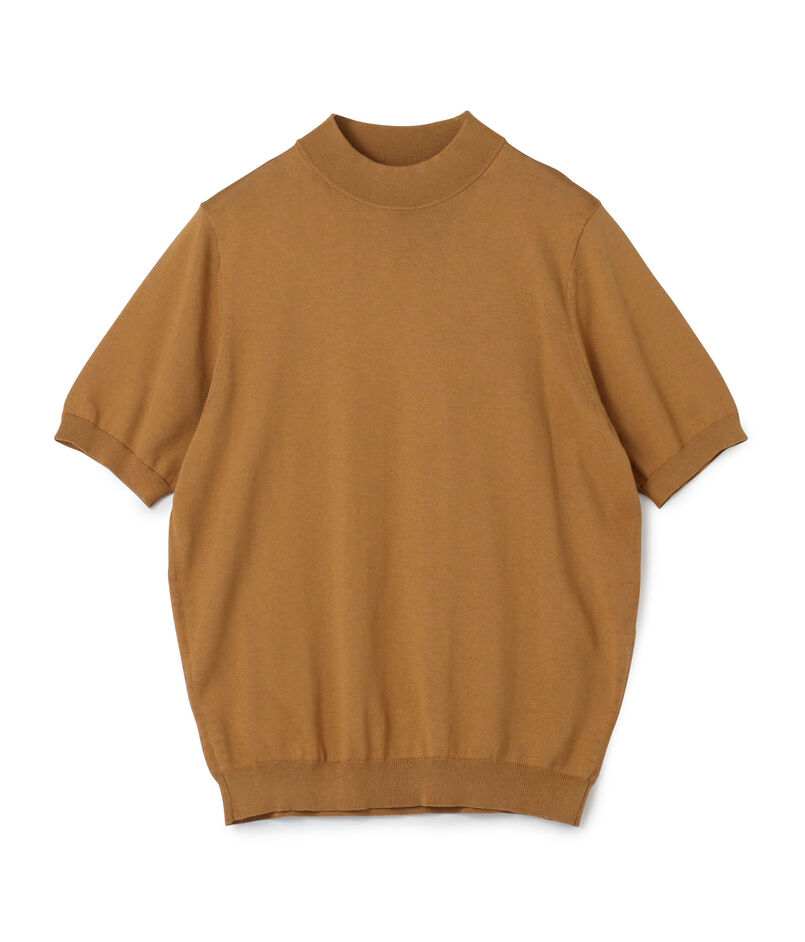 TOMORROWLAND tricot シルクコットン モックネックプルオーバーニット SESIA