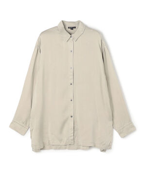 キュプラレーヨンサテン オーバーサイズドシャツ WSWC3059