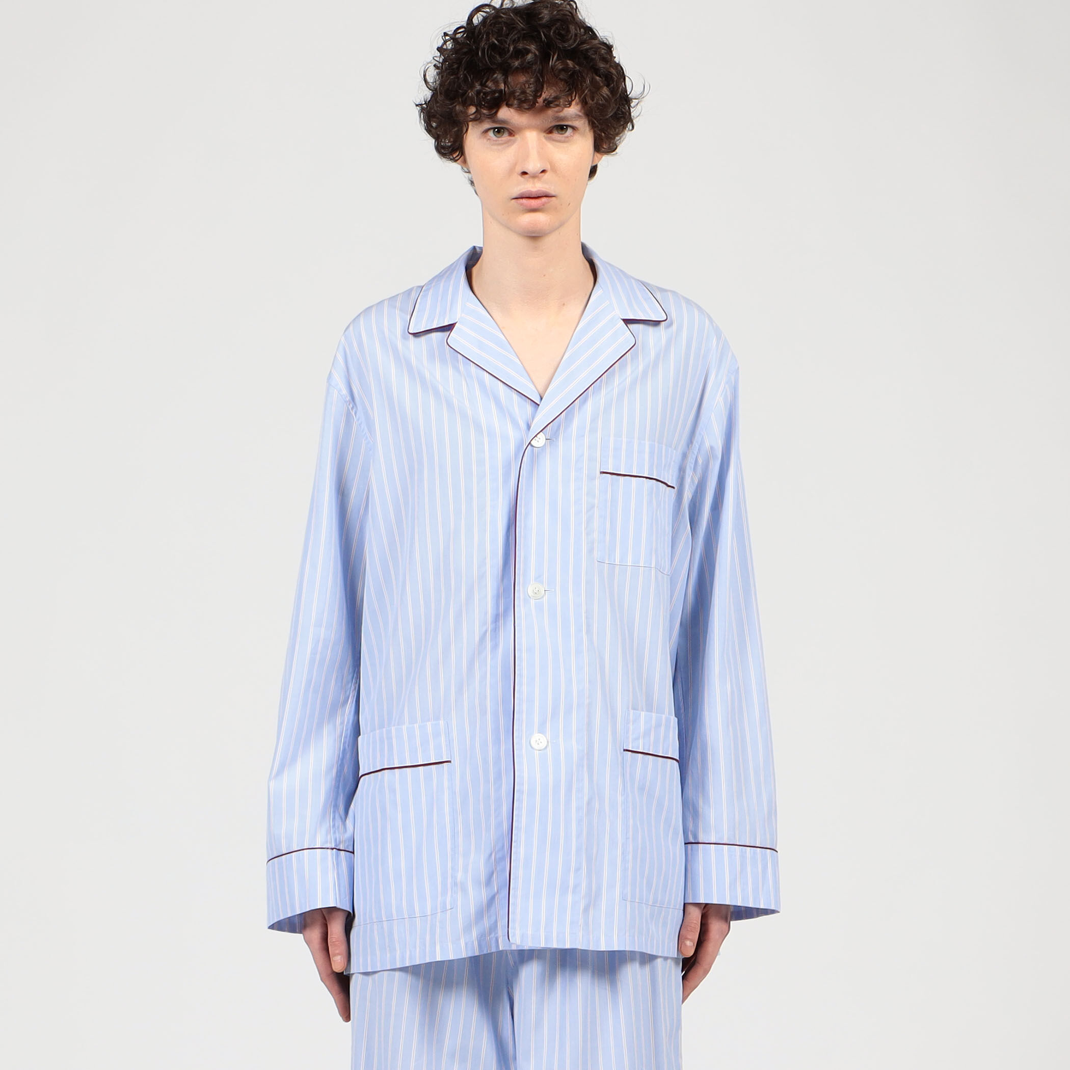 コットンブロードストライプ パジャマ（メンズ）｜トゥモローランド