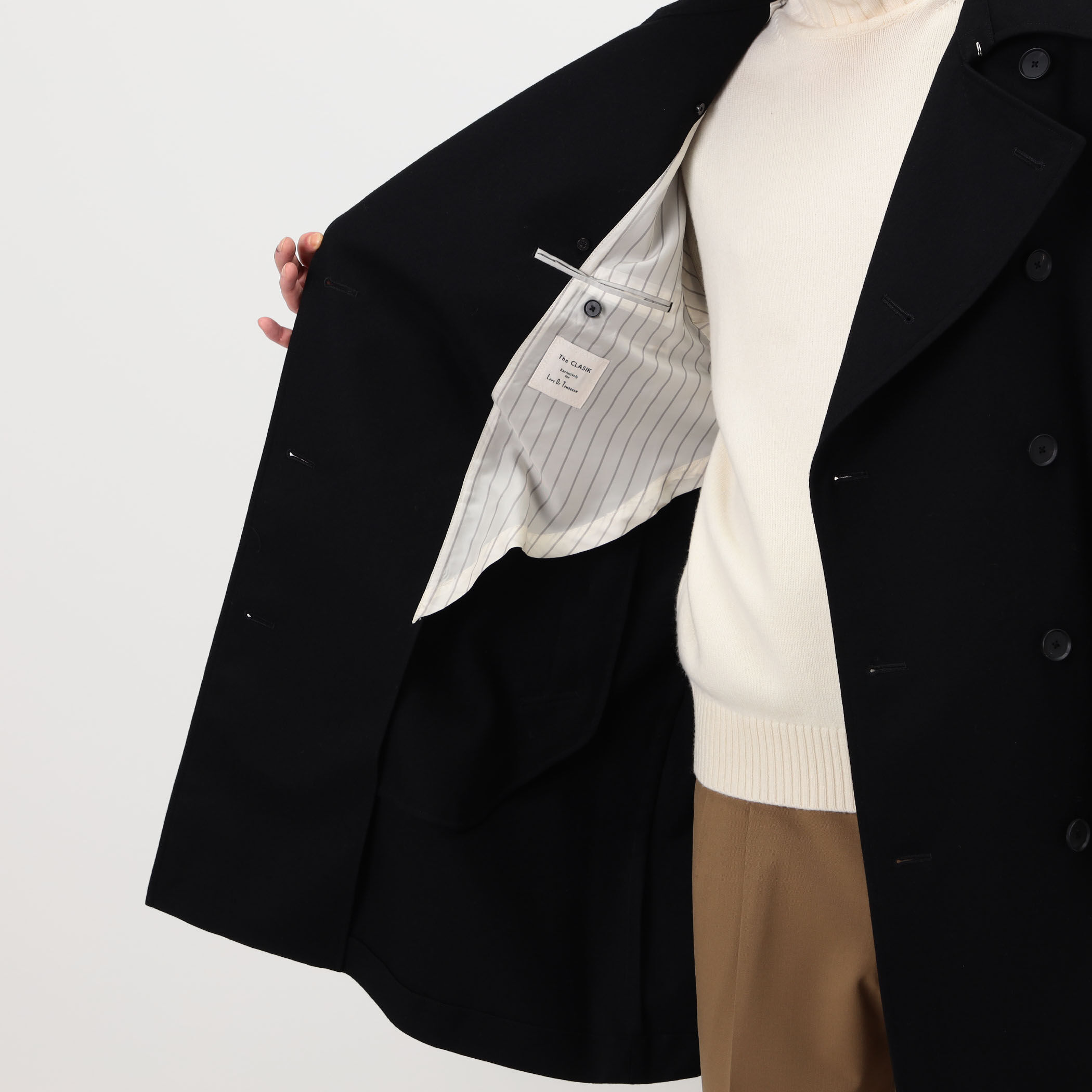 別注】The CLASIK TRENCH COAT ウールフランネルトレンチコート