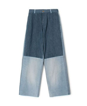 B SIDES REWORKED TROUSER リメイクデニムトラウザー