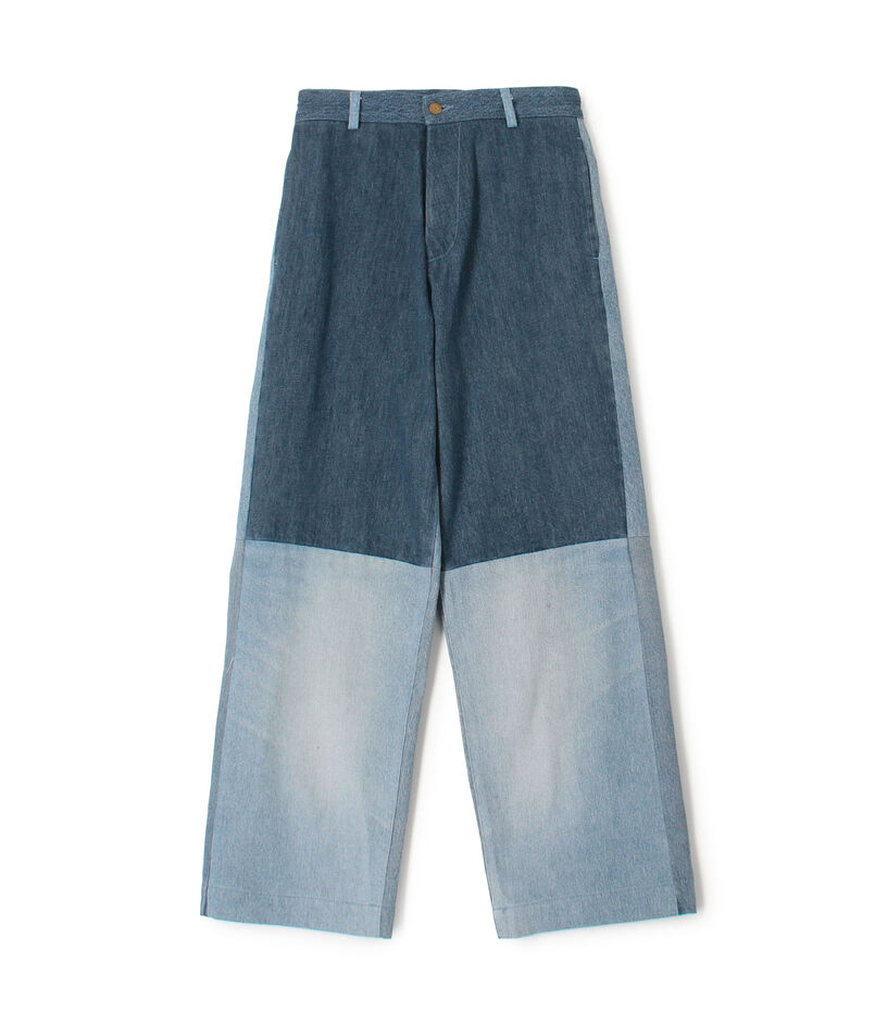 B SIDES REWORKED TROUSER リメイクデニムトラウザー