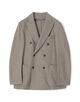カシミヤジャージー ダブルブレステッド6Bジャケット BRESCHI