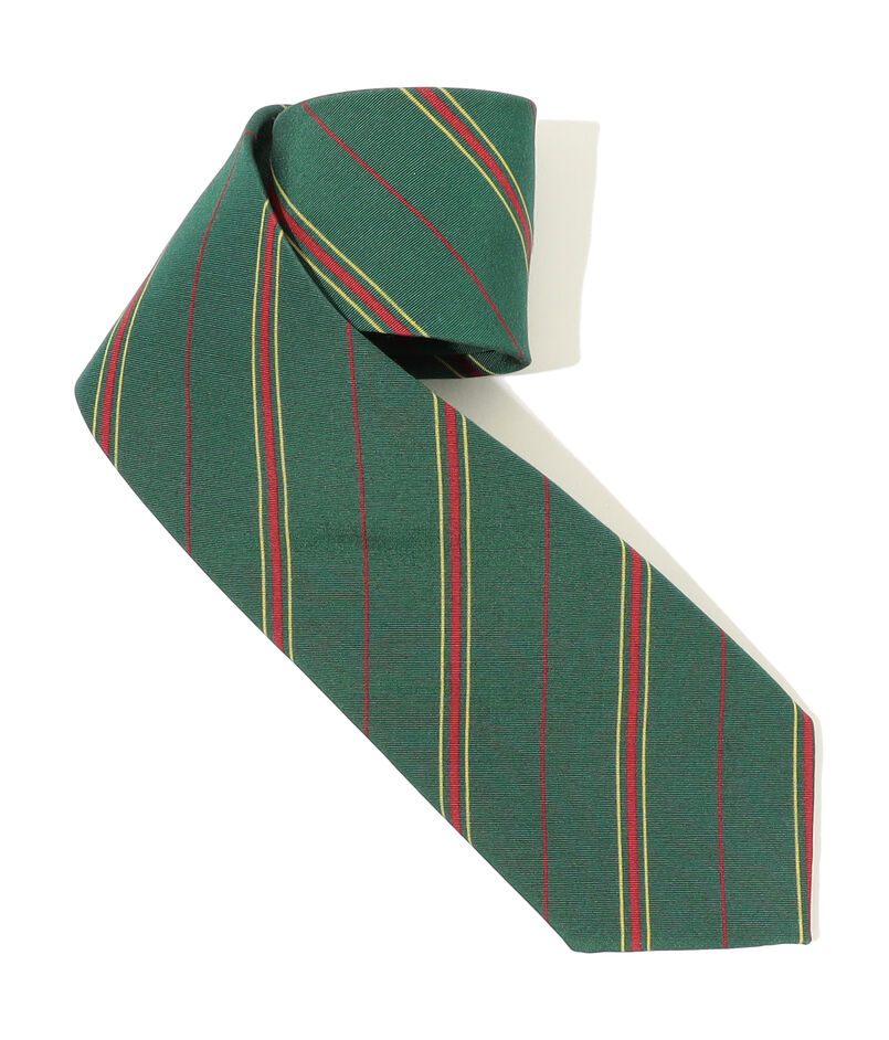 Atkinsons アイリッシュポプリン レジメンタルストライプネクタイ