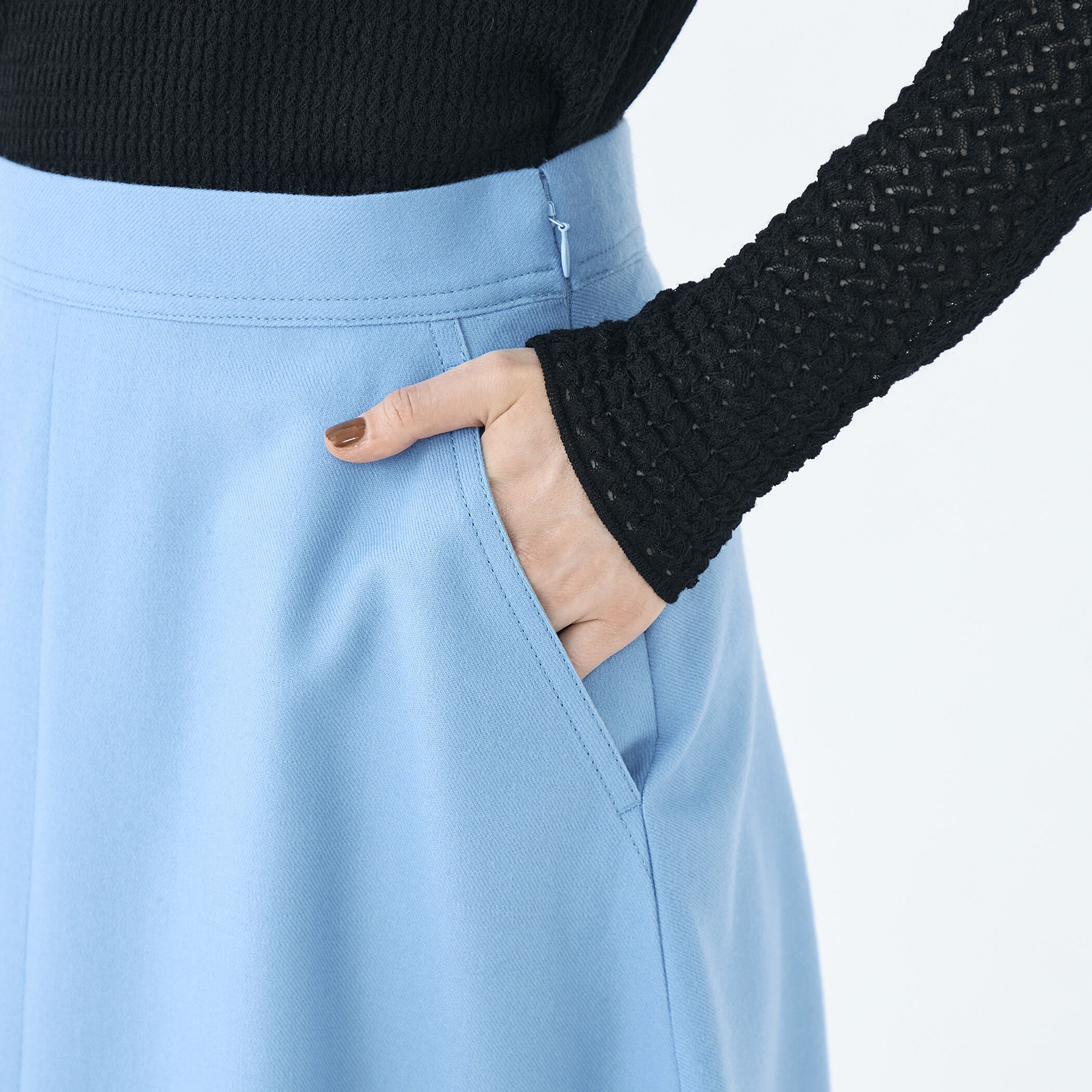 ミリングツイル サーキュラースカート｜トゥモローランド 公式通販