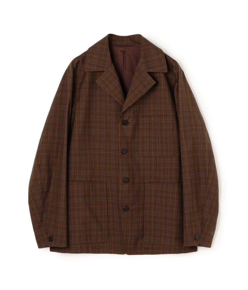 ■SUPER120&rsquo;Sウール シングルブレステッド 4Bバルカラージャケット