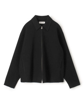 ウールカシミヤダブルフェイス ジップブルゾン