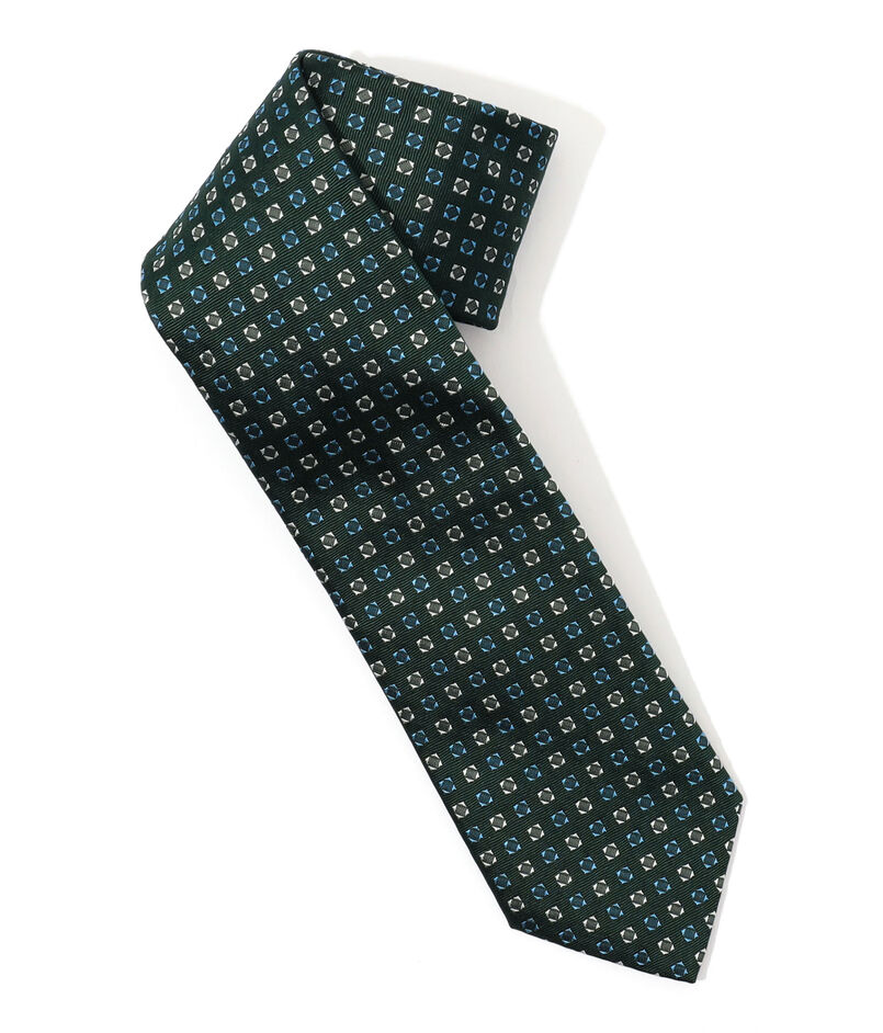 STEFANO BIGI シルクジャガード 小紋柄ネクタイ