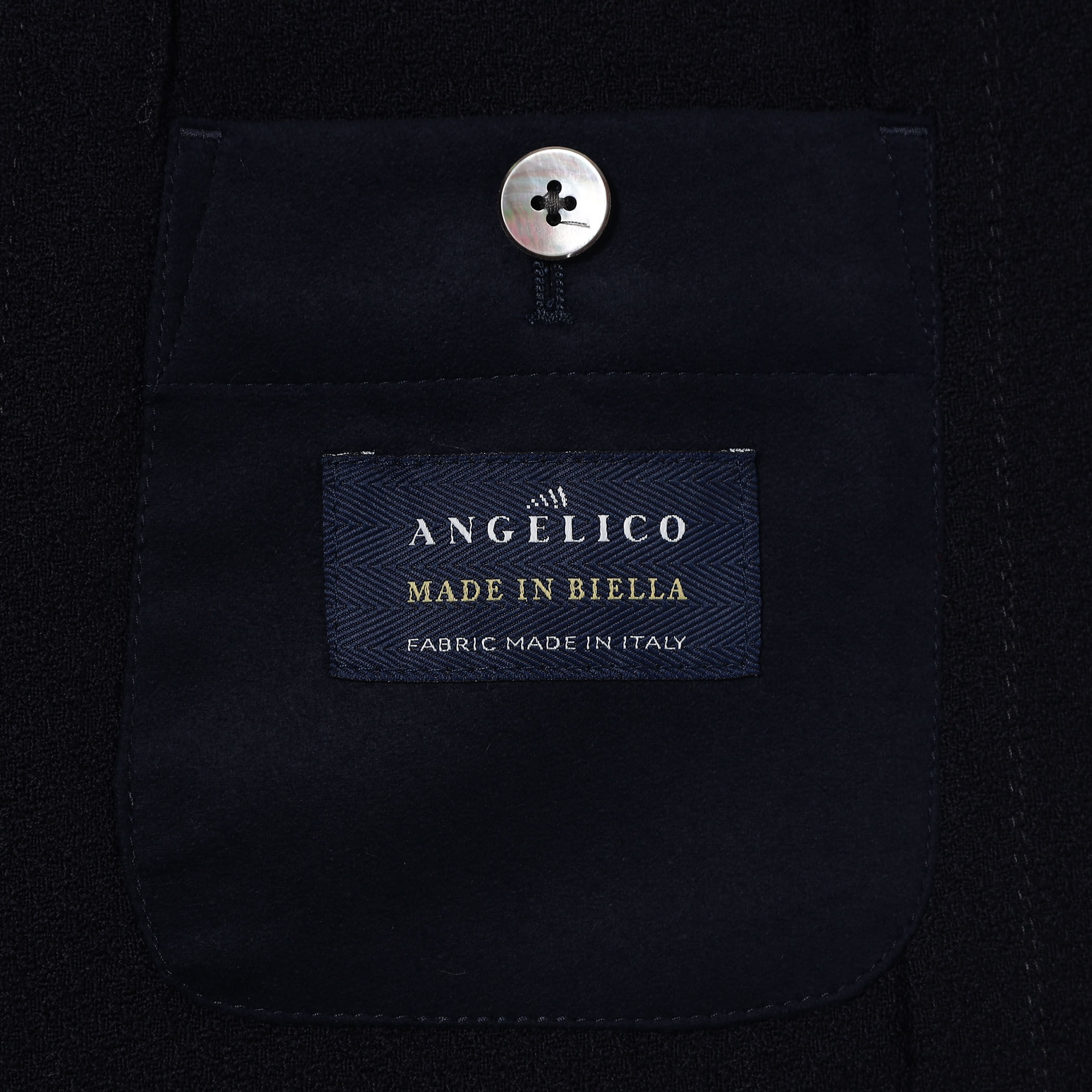 ウール シングルブレステッド 2Bジャケット ANGELICO