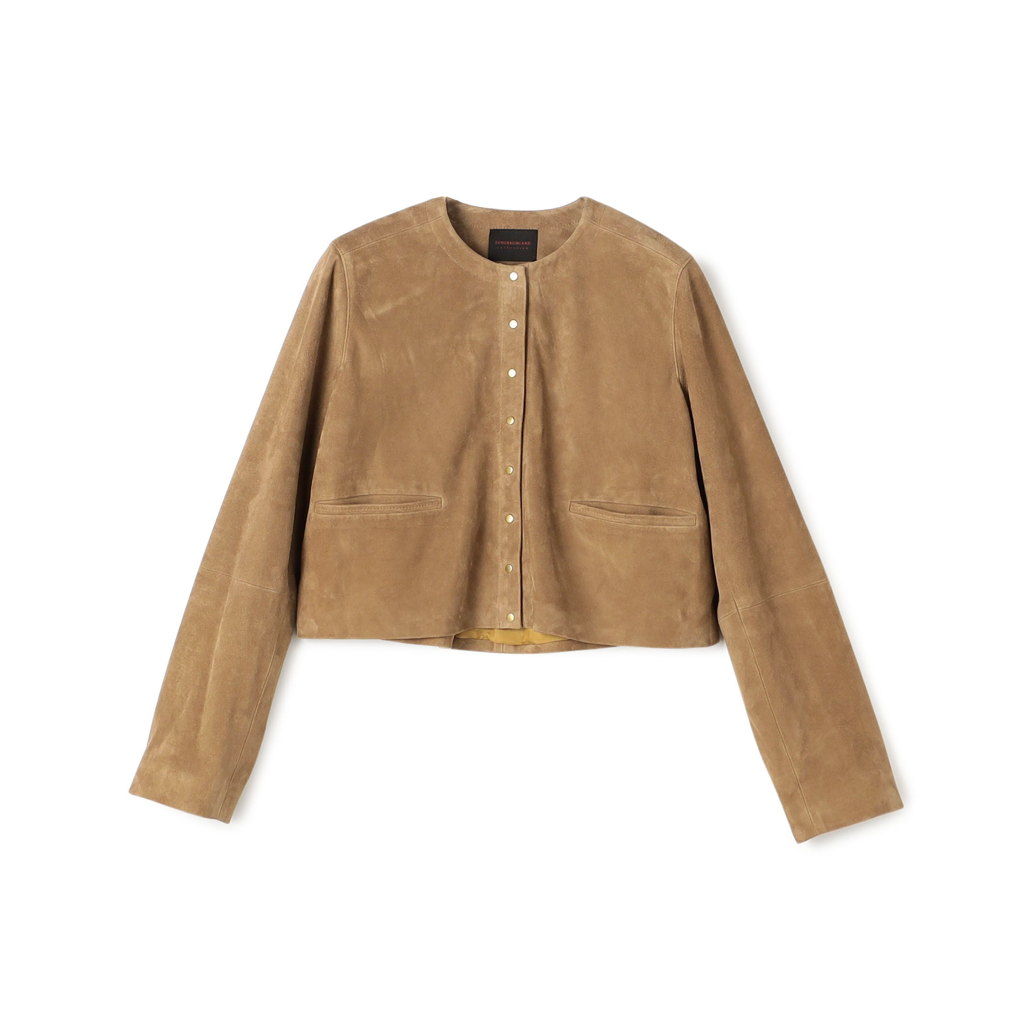 WEB先行予約】ゴートスエード クルーネックジャケット