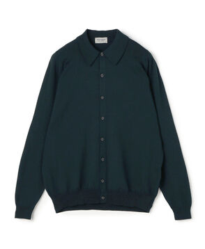 JOHN SMEDLEY TIBOR メリノウール ポロカラーニットシャツ