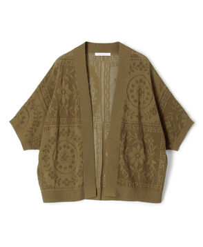 ■ メッシュワーク Vネックカーディガン