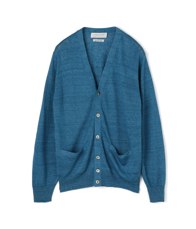 ■TOMORROWLAND tricot ティントリネン Vネックカーディガン