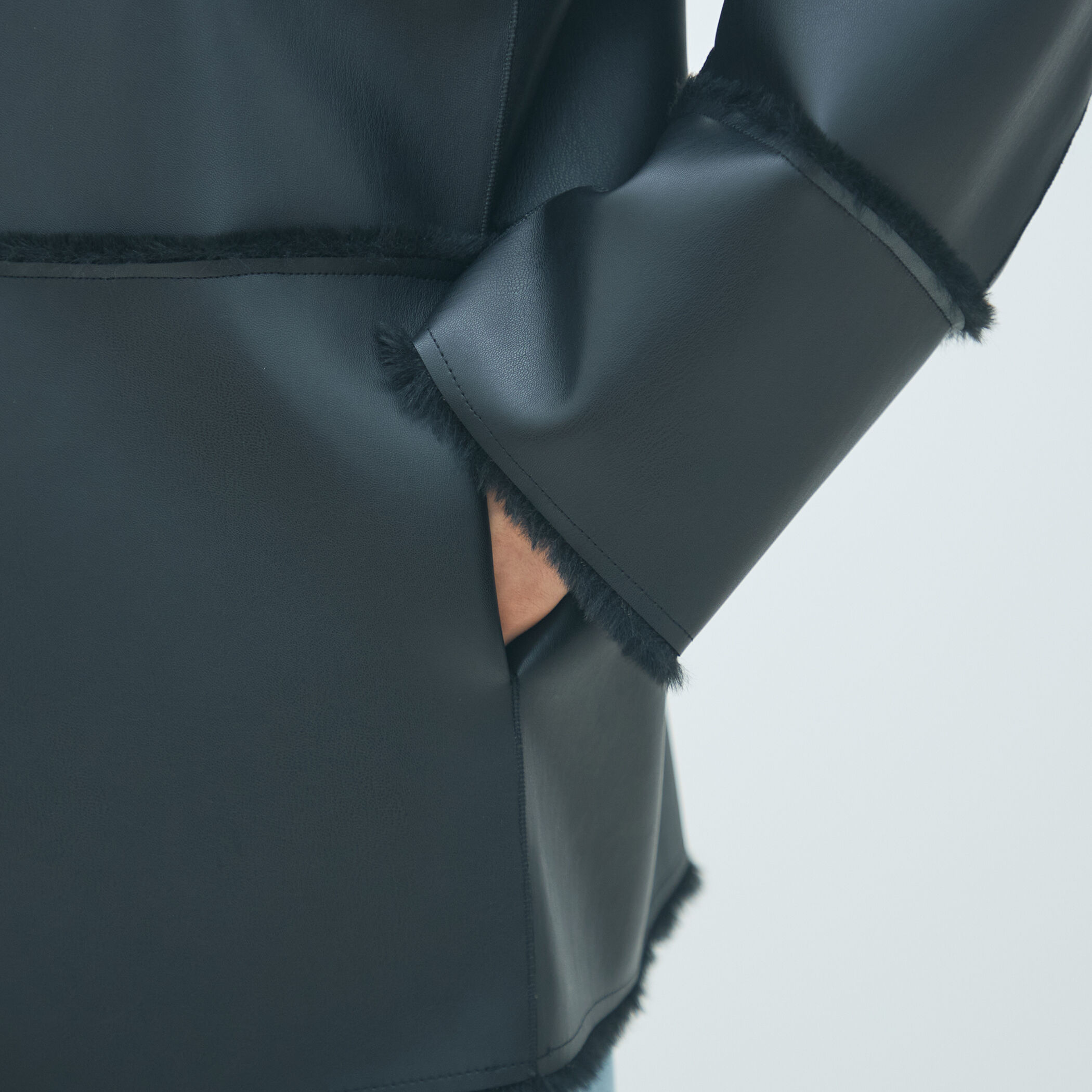 MACPHEEフェイクムートン リバーシブルショートコート フェイクムートン リバーシブルショートコート