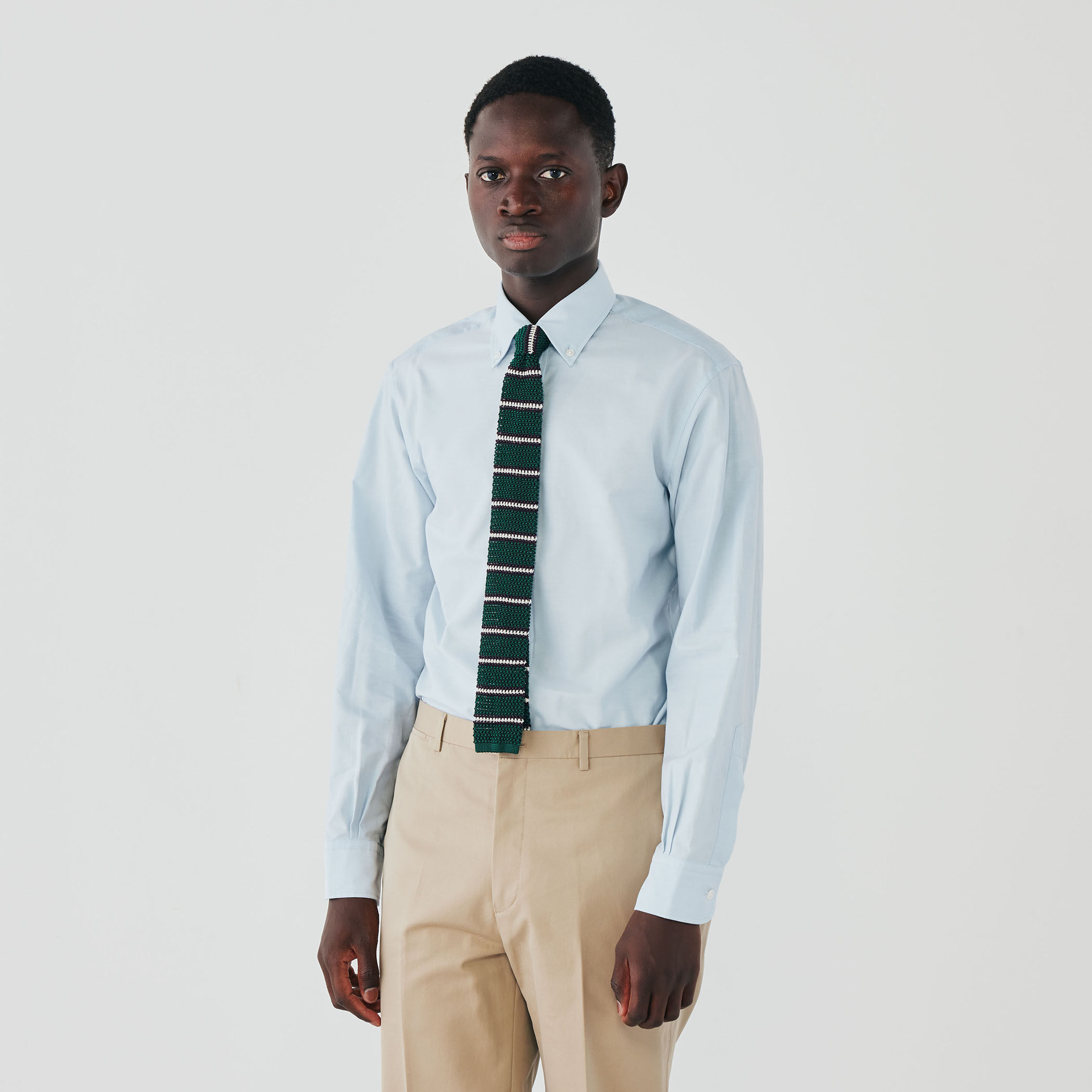 シルク ヘビーメッシュ ボーダーニットタイ｜トゥモローランド 公式通販