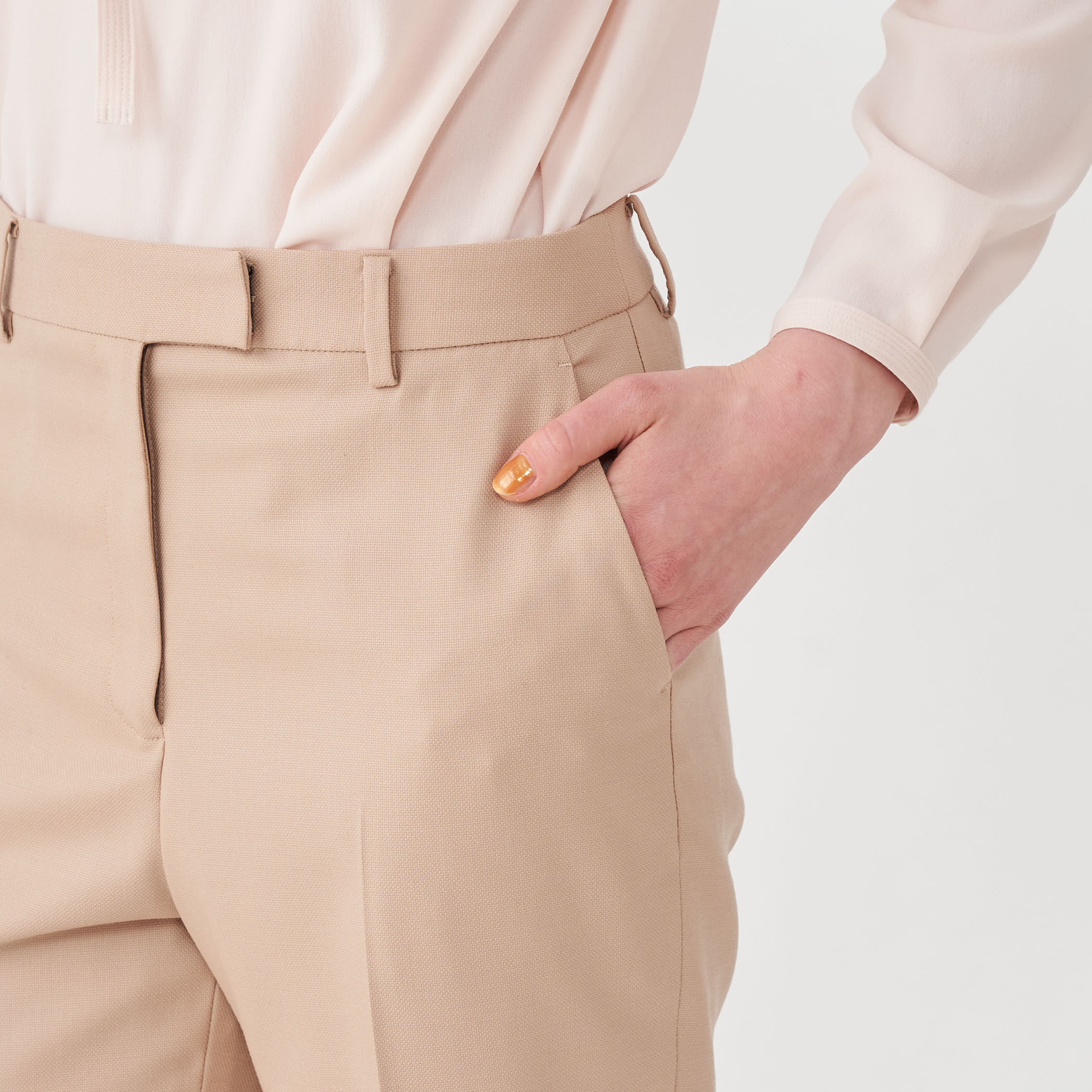 セール】 ドレイピーオックス ストレートパンツ （スラックス