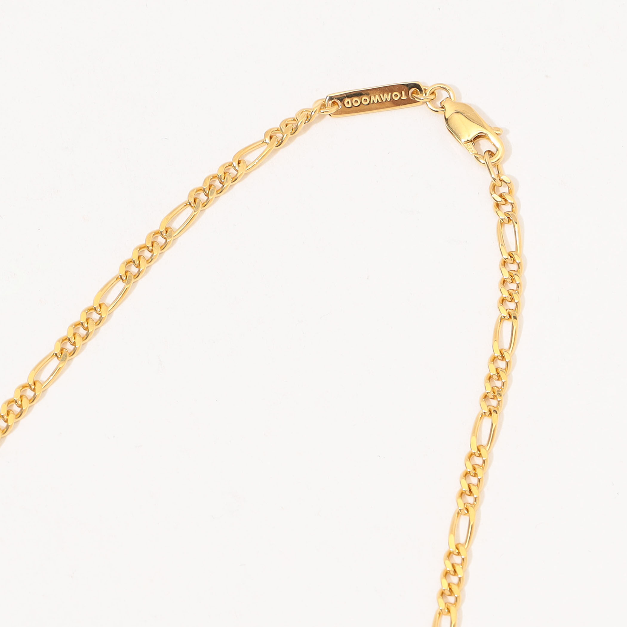 TOM WOOD Bo スリム シルバー チェーン ネックレス ゴールド TOMWOOD / トムウッド】BO CHAIN SLIM GOLD-20.5（ネックレス