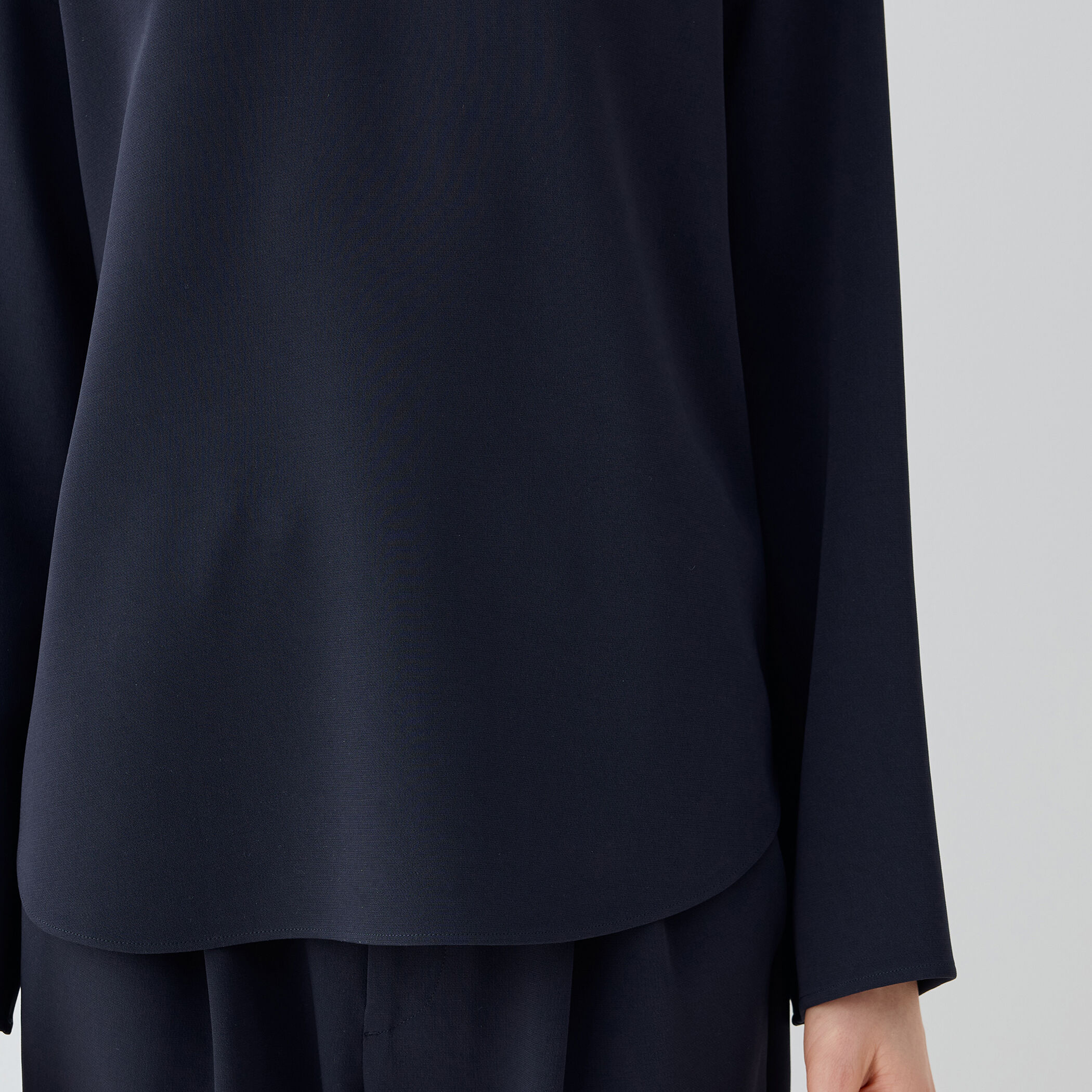 未使用❤️GALERIE VIE ダブルクロス ワイドプルオーバーシャツ　ゆったり GALERIE VIE（ギャルリー ヴィー）の「□ダブルクロス ワイド