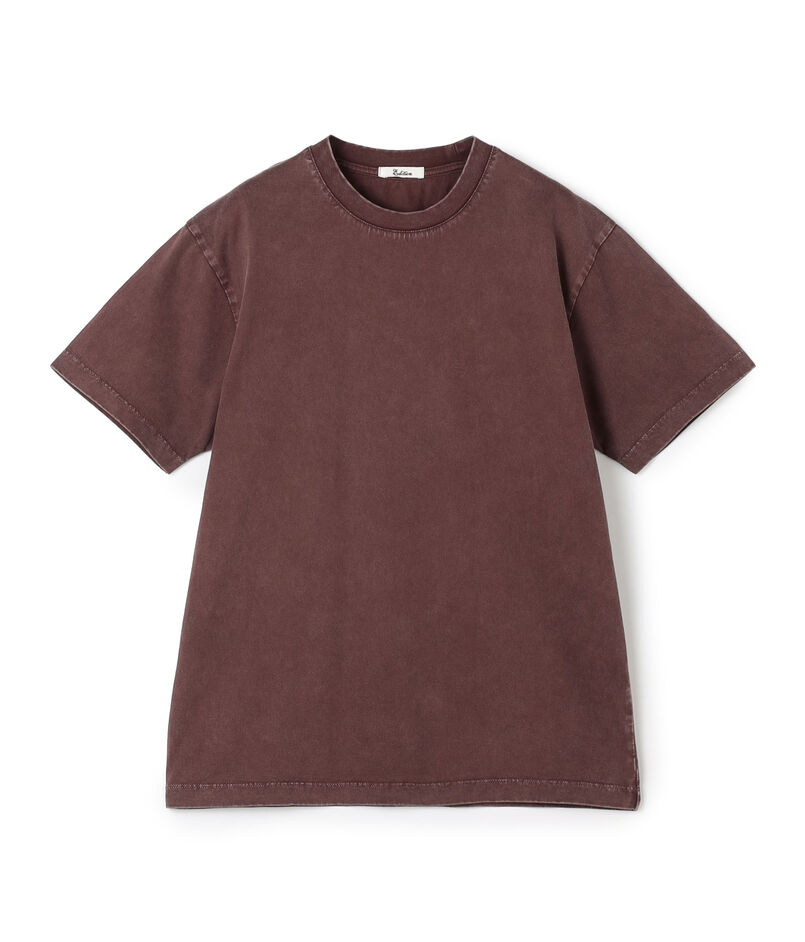コットンガーメントダイ ショートスリーブプルオーバー