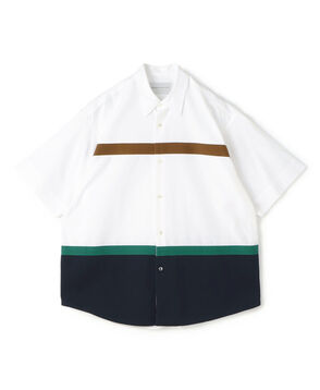 コットンポリエステル レギュラーカラーシャツ