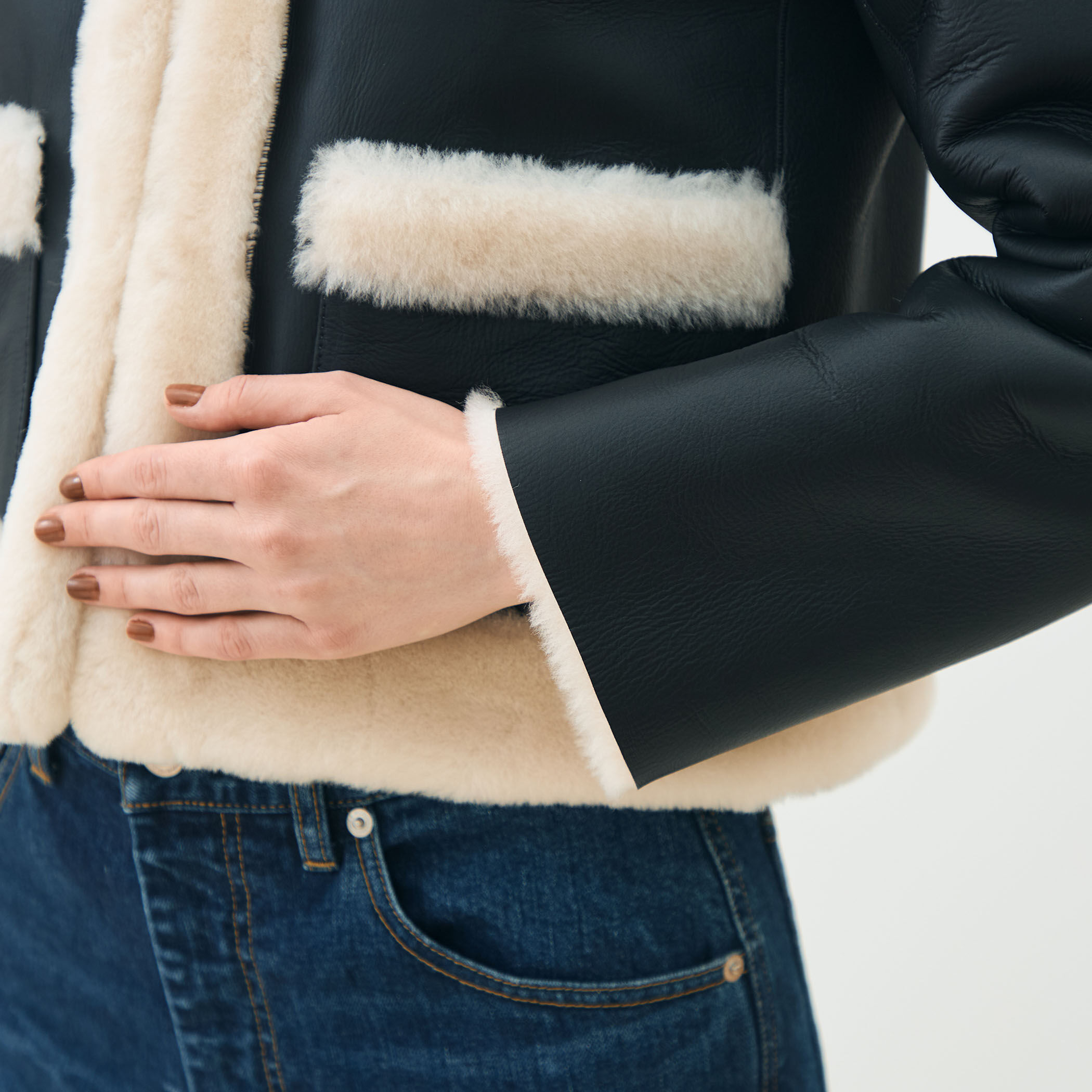 ナッパランムートン ノーカラージャケット｜トゥモローランド 公式通販