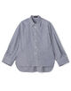コットン ロンドンストライプ ボリュームシャツ