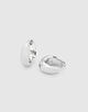 TOM WOOD Ice Huggie Silver Earrings