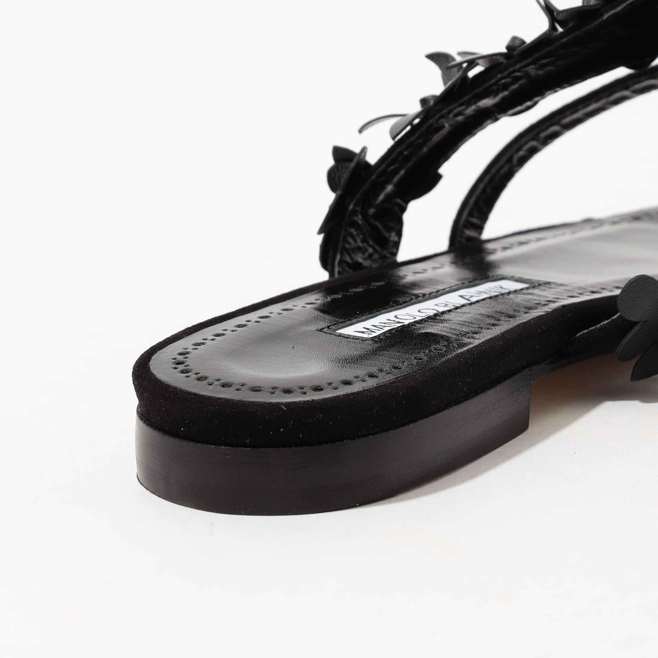 MANOLO BLAHNIK FIOSA フラットサンダル｜トゥモローランド 公式通販