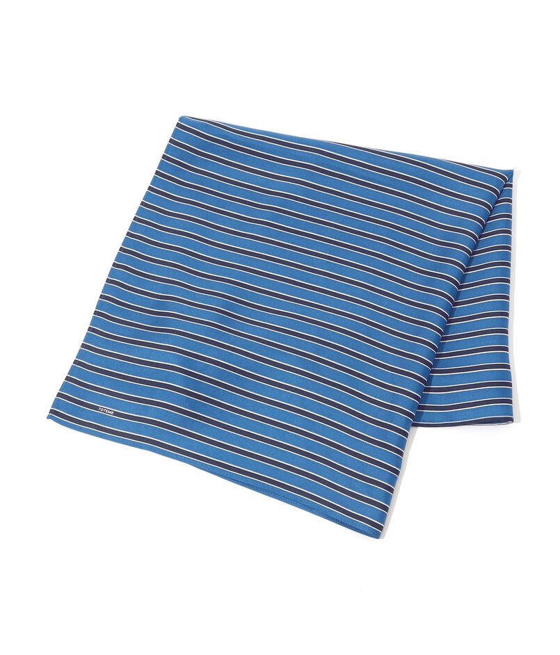 TOTEME ストライプ シルクスカーフ