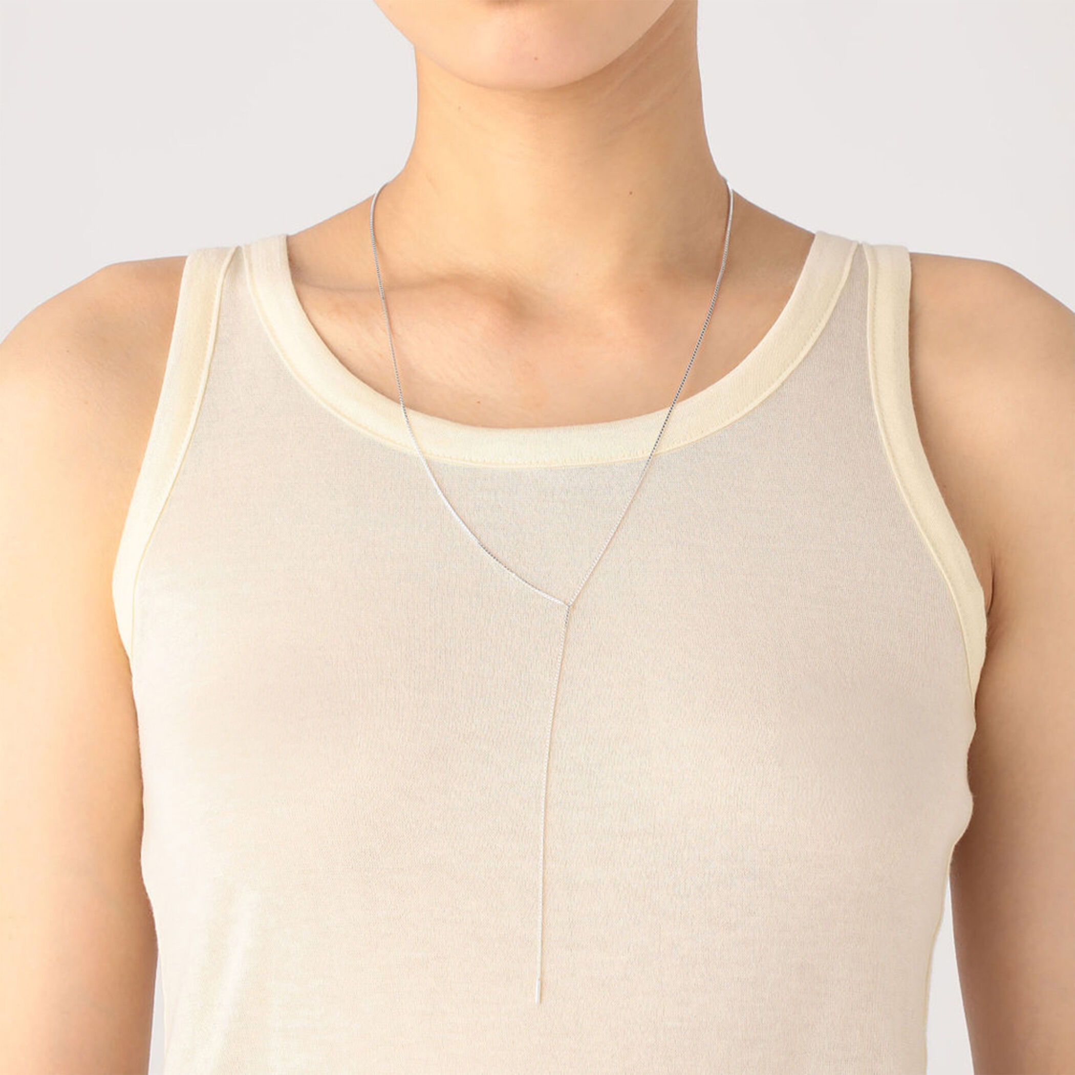 未使用　美品　トゥモローランド　SASKIA DIEZ ネックレス SASKIA DIEZ Teardrop シルバーネックレス｜トゥモローランド