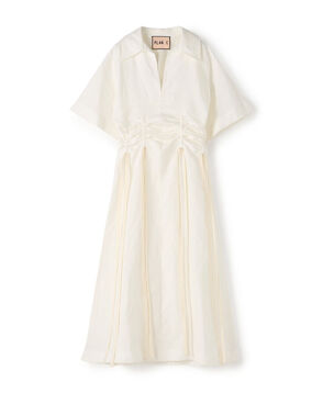 PLAN C LINEN DRESS W STRING