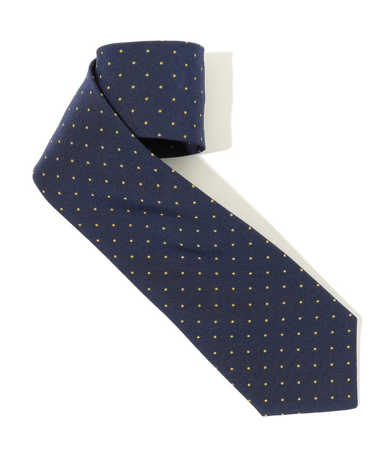 Atkinsons アイリッシュポプリン ドット柄ネクタイ