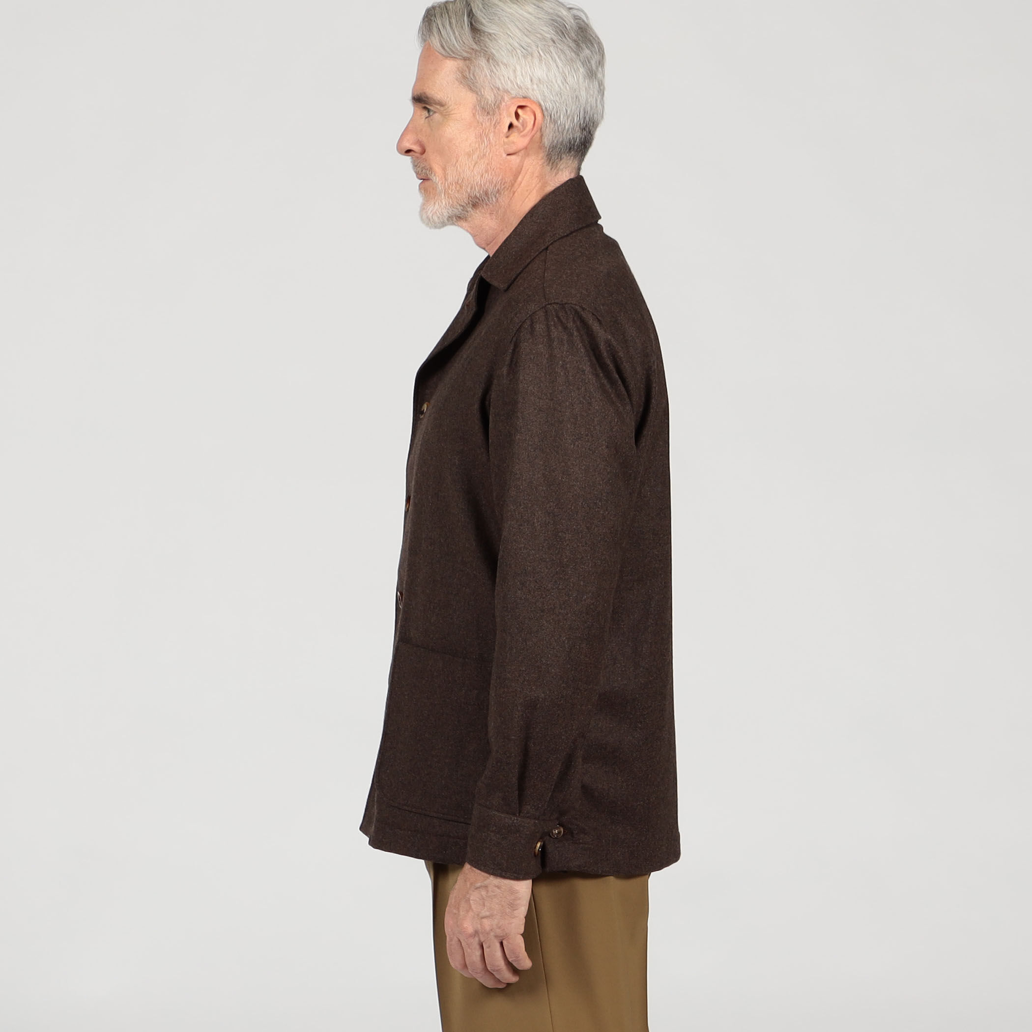 TOMORROWLAND PILGRIM ウール ハンドカバーシャツ｜トゥモローランド