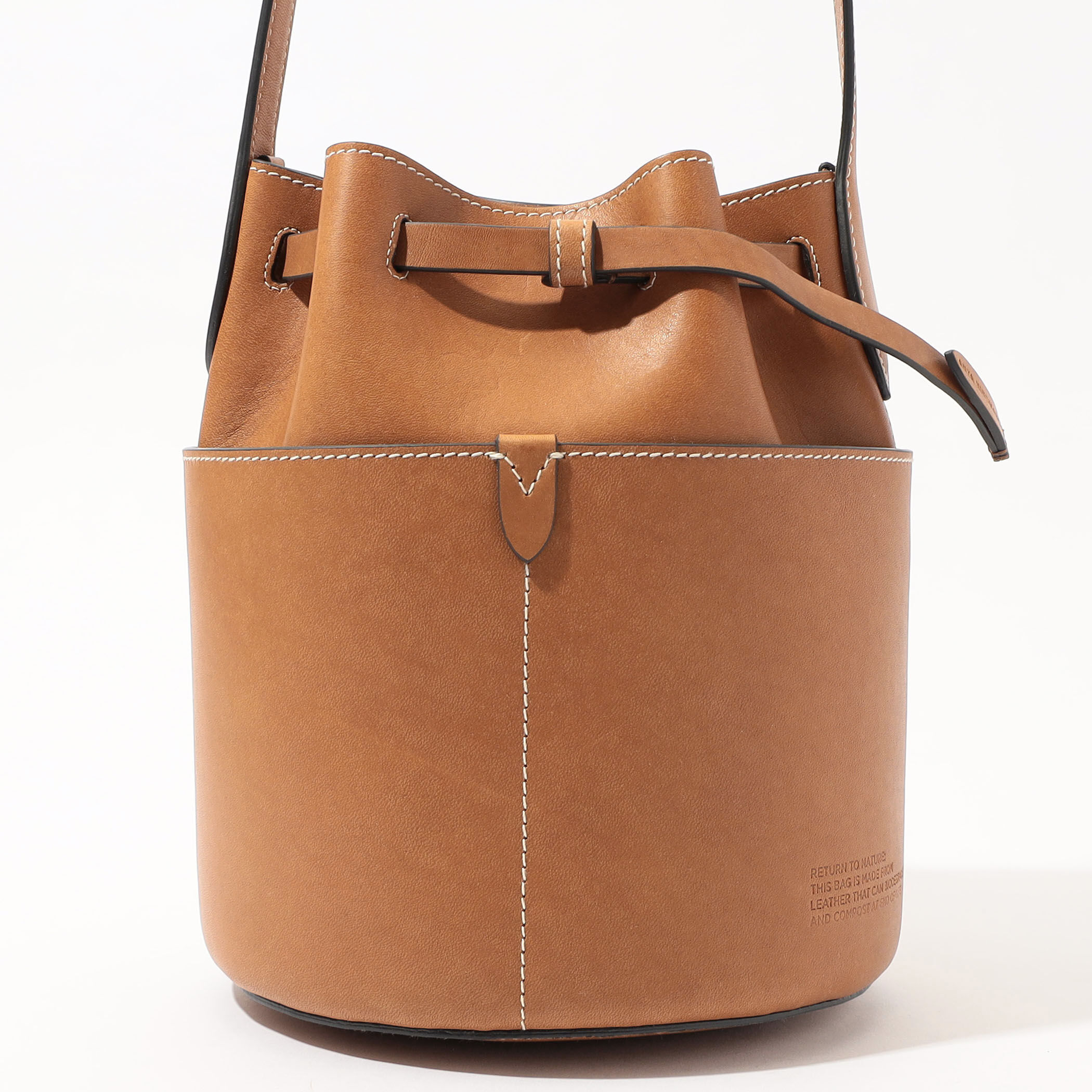 ANYA HINDMARCH Return to Nature スモールバケットバッグ