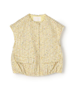 ブライトヤーンツイード ショートジレ